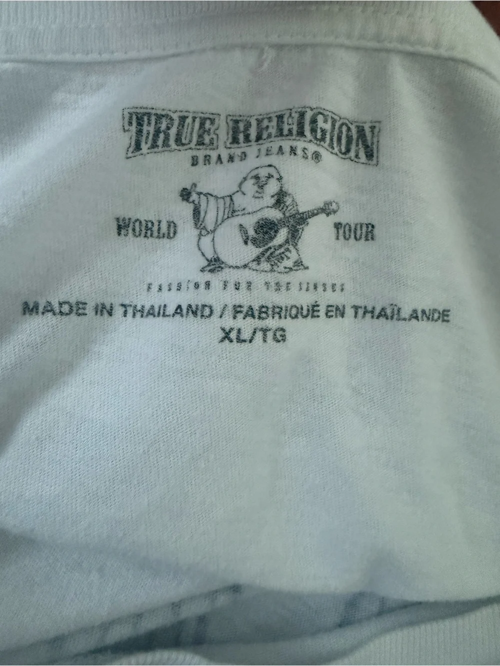 True Religion Men’s White Graphic Logo Tee